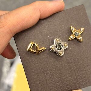 RARE LOUIS VUITTON LOVE LETTERS EARRINGS